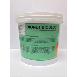 Bionet Biobloc - Traitement biologique des urinoirs